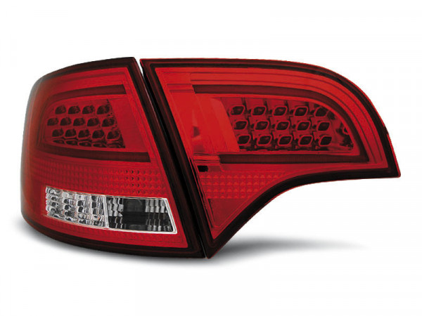 Led Bar Rücklichter rot weiß passend für Audi A4 B7 11.04-03.08 Avant
