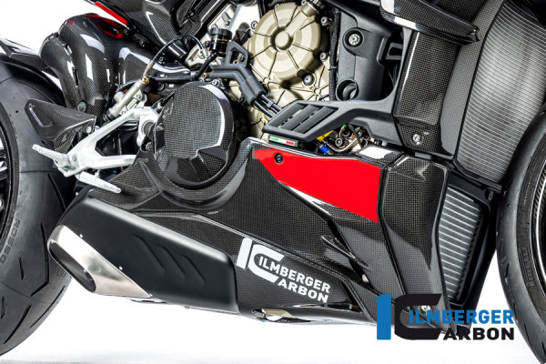 Ilmberger Carbon Verkleidungsunterteil rechts glanz für Ducati Streetfighter V4 2020-