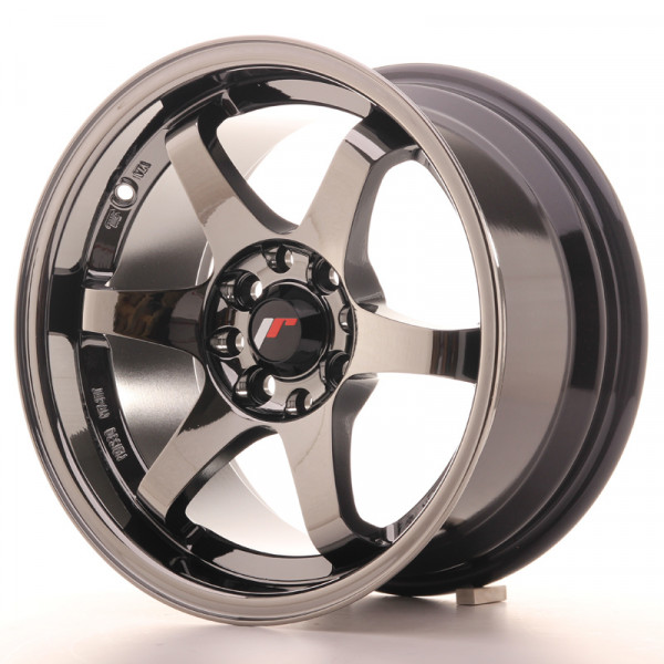 JR Wheels JR3 15x8 ET25 4x100/108 Black Chrome