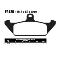 EBC Bremsbeläge passend für Cagiva Elefant 650 (85-87) EBC Bremsbeläge passend für Cagiva Elefant 650 (85-87)