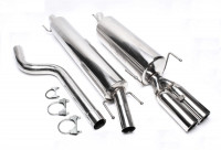 TA Technix Edelstahlanlage 2x76mm rund gebördelt passend für Opel Astra G Caravan TA Technix Edelstahlanlage 2x76mm rund gebördelt passend für Opel Astra G Caravan