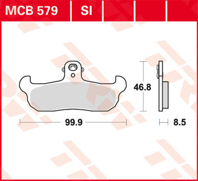 Scheibenbremsbeläge MCB579