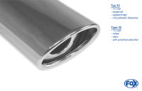 FOX Endschalldämpfer passend für Jeep Grand Cherokee WJ/WG - Anschluss 63,5mm - 115x85 Typ 33 FOX Endschalldämpfer passend für Jeep Grand Cherokee WJ/WG - Anschluss 63,5mm - 115x85 Typ 33