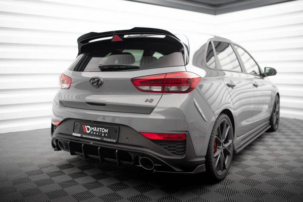 Heck Ansatz Flaps Diffusor V.6 passend für Hyundai I30 N Hatchback Mk3 Facelift