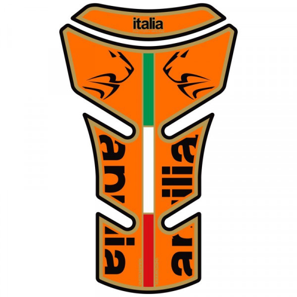 Motografix 3D Gel Tank Pad Orange passend für Aprilia Shiver 750