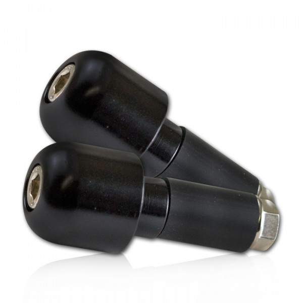 Lenkergewichte passend für Alu-Lenker schwarz Ø 13 mm innen, Ø 22 mm außen