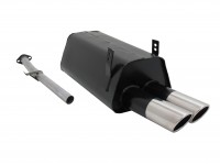 Novus Sportauspuff passend für BMW 3er E36 316 / 318 2x76mm SR-Design Novus Sportauspuff passend für BMW 3er E36 316 / 318 2x76mm SR-Design