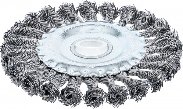 Scheibenbürste / Zopfrundbürste Ø 125 mm – Stahldraht