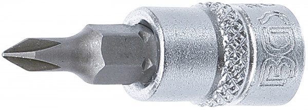 Bit-Einsatz | Antrieb Innenvierkant 6,3 mm (1/4") | Kreuzschlitz PH0