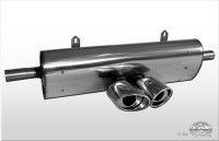 FOX Endschalldämpfer mittig passend für Porsche Boxster 986 FOX Endschalldämpfer mittig passend für Porsche Boxster 986