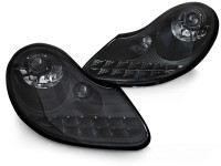 Scheinwerfer Daylight komplett matt schwarz passend für Porsche Boxster 96-04 /911 996 Scheinwerfer Daylight komplett matt schwarz passend für Porsche Boxster 96-04 /911 996