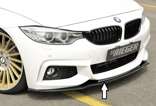 Rieger Spoilerschwert glanz schwarz für BMW 4er F32 (3C) Coupé (3-tür.) 11.12-06.15 (bis Facelift)