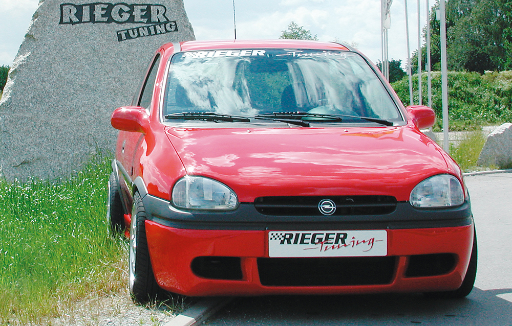 Rieger Spoileransatz Variante 2 matt schwarz für Opel ...