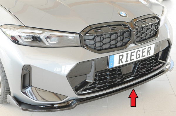 Rieger Spoilerschwert glanz schwarz für BMW 3er G20 (G3L) Lim. 07.22- (ab Facelift) LCI