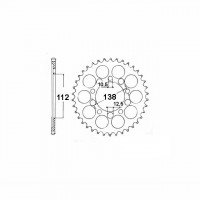 Kettenrad Aluminium Z-47 passend für HO/YA/MZ Kettenrad Aluminium Z-47 passend für HO/YA/MZ