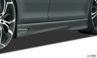 RDX Seitenschweller für HYUNDAI i30 FD/FDH 2007-2012 "GT4" Gitter: Alugitter silber