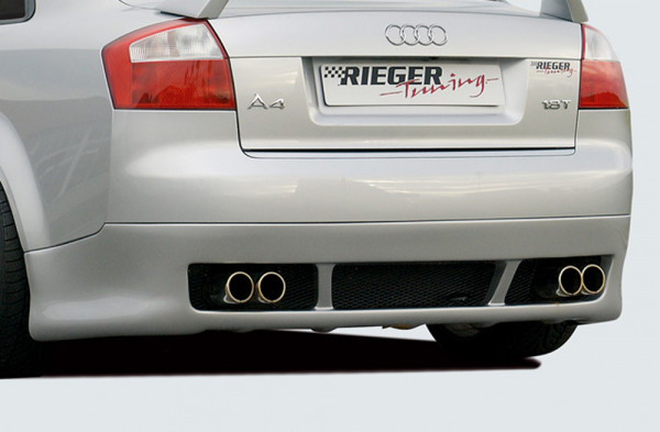 Rieger Heckschürzenansatz für Audi A4 (8E) Typ B6 Lim. 11.00-10.04