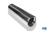 FOX Anschweißendrohr Typ 13 Ø76mm Edelstahl mit Absorber FOX Anschweißendrohr Typ 13 Ø76mm Edelstahl mit Absorber