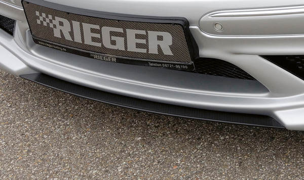 Rieger Spoilerschwert carbon look für Mercedes CLK (W209) Cabrio 00.02-06.04 (bis Facelift / bis Mod