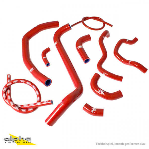 SAMCO SPORT Siliconschlauch Kit rot für Honda CBR600RR Modelljahr 2003-2004