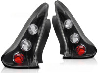 Rückleuchten passend für Citroen C4 Coupé 04–10 Schwarz Rückleuchten passend für Citroen C4 Coupé 04–10 Schwarz