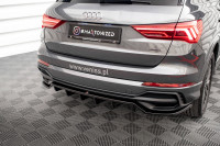 Mittlerer Cup Diffusor DTM Look passend für Audi Q3 S-Line SUV F3 Mittlerer Cup Diffusor DTM Look passend für Audi Q3 S-Line SUV F3