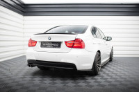 Heck Ansatz Flaps Diffusor Für BMW 3er E90 M Paket Schwarz Hochglanz