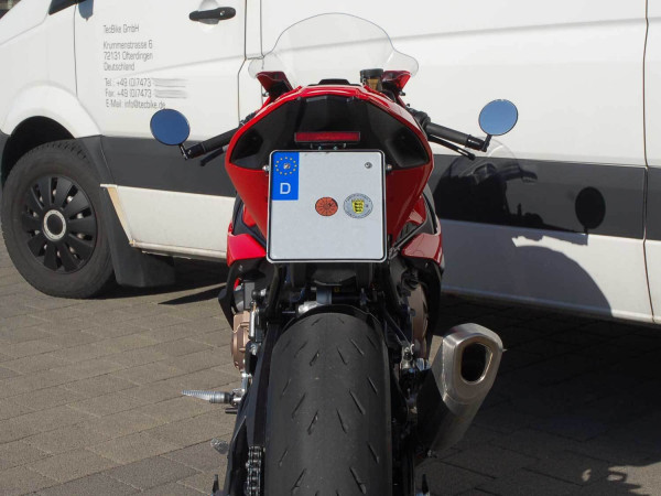 Kennzeichenhalter IQ4 mit Blinker für BMW S1000RR | M1000RR (2019-2025)