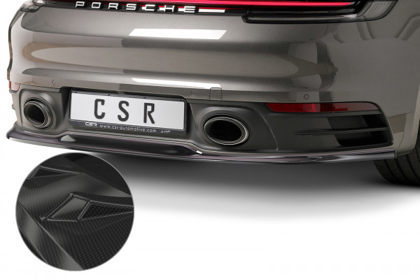 Heckansatz für Porsche 911/992 HA257-C Carbon Look Hochglanz