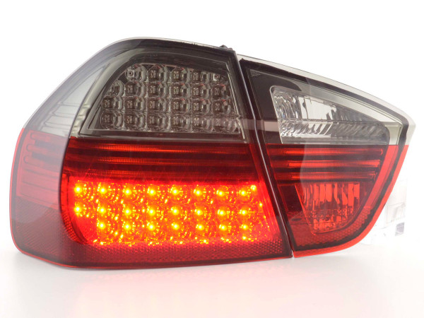 LED Rückleuchten Set BMW 3er Limousine Typ E90 05-08 schwarz/rot