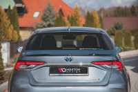 Spoiler CAP Für Toyota Corolla XII Limousine Schwarz Hochglanz