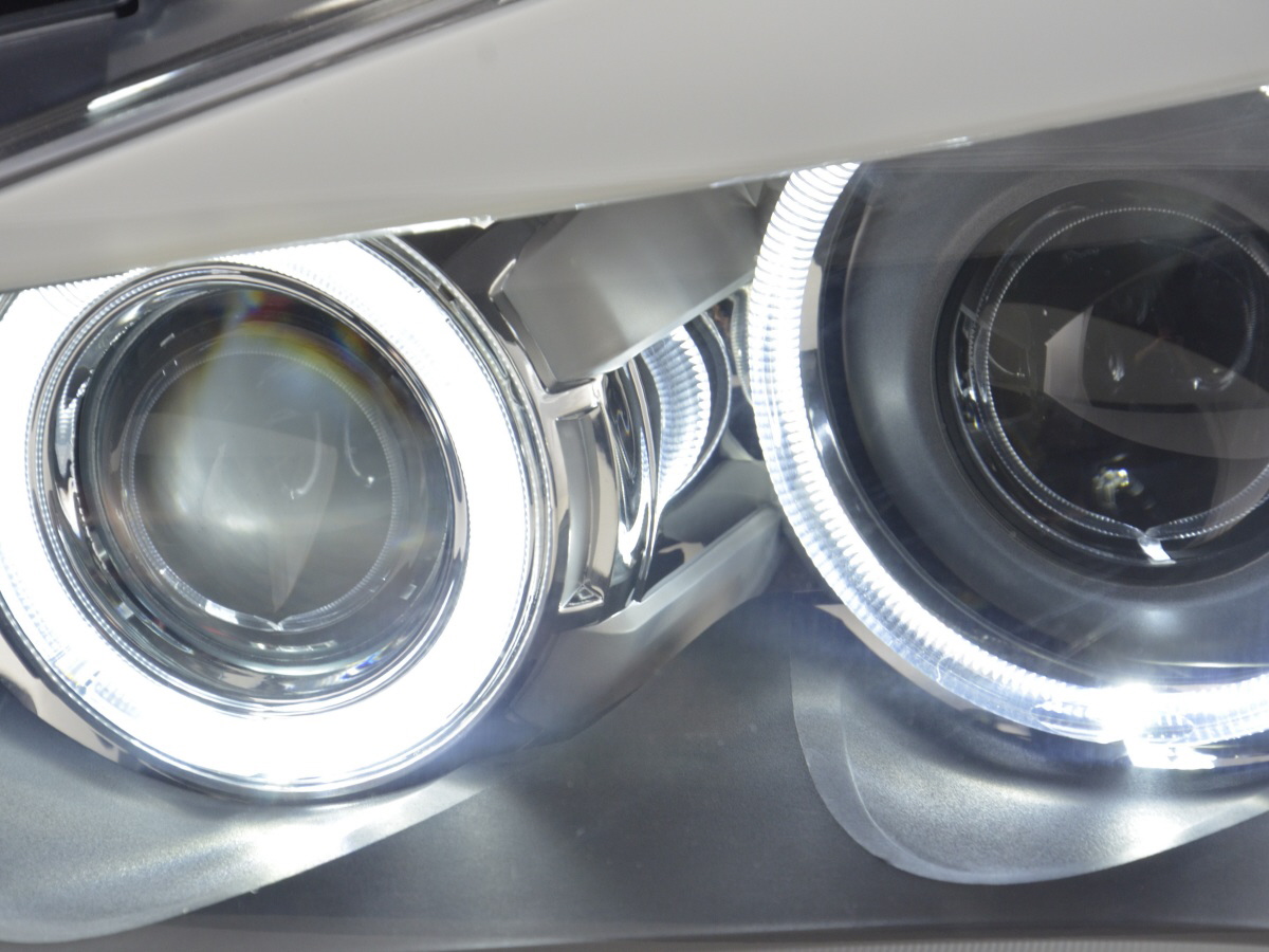 Scheinwerfer Angel Eyes LED BMW X1 E84 Bj. 09-12 schwarz | Scheinwerfer ...