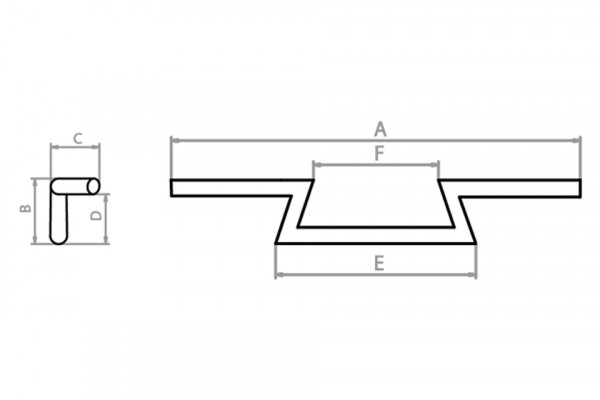 FEHLING Lenker aus Rohr 31,75 mm Ø (1 1/4 Zoll) abgesetzte Griffenden 25,4 mm Ø (1 Zoll). chrom oder