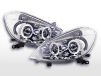 Scheinwerfer Set chrom passend für Renault Clio Typ R ab 2005 Rechtslenker Scheinwerfer Set chrom passend für Renault Clio Typ R ab 2005 Rechtslenker