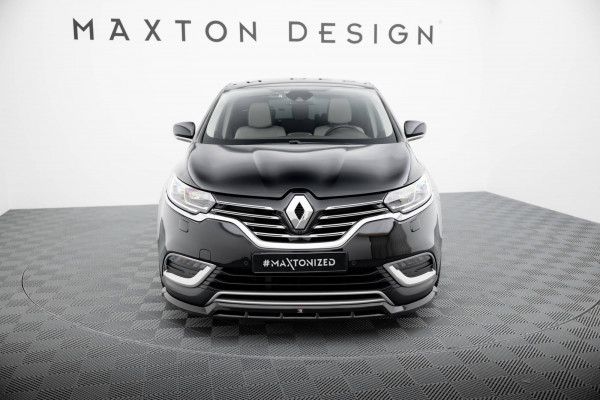 Front Ansatz Für Renault Espace Mk5 Facelift Schwarz Hochglanz