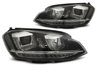 Scheinwerfer U-LED Light DRL schwarz passend für VW Golf 7 11.12–17 Scheinwerfer U-LED Light DRL schwarz passend für VW Golf 7 11.12–17