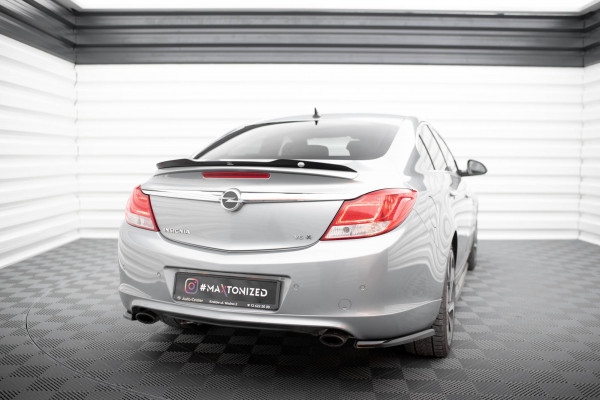 Spoiler CAP Für Opel Insignia OPC-Line Mk1 Schwarz Hochglanz