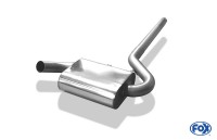 FOX Vorschalldämpfer Ø63,5mm passend für VW Corrado G60 FOX Vorschalldämpfer Ø63,5mm passend für VW Corrado G60