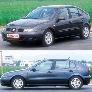 K.A.W. Tieferlegungsfedern für Seat Leon 1M ab 11/1999 bis 06/2006