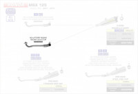 Arrow Racing Krümmer passend für Honda MSX / GROM 125 16-19 Arrow Racing Krümmer passend für Honda MSX / GROM 125 16-19