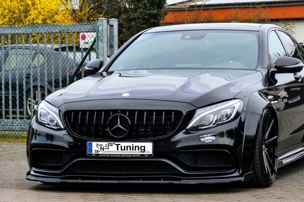 Cup Frontspoilerlippe mit Wing für Mercedes C-Klasse C63AMG W205/C205/A205/S205