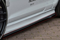 Cup2 Seitenschweller für Renault Megane 4 RS Facelift Ausführung: Matt schwarz