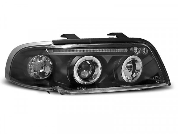 Scheinwerfer Angel Eyes schwarz passend für Audi A4 11.94-12.98
