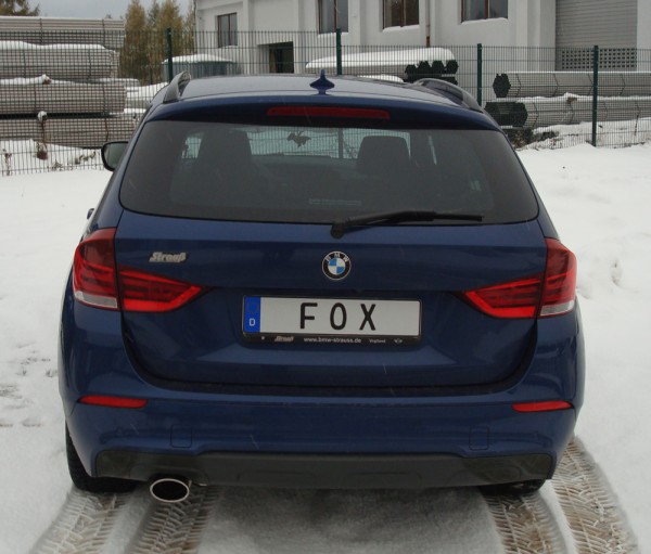 FOX Endschalldämpfer passend für BMW X1 X84 Diesel 2,0l D 150kW