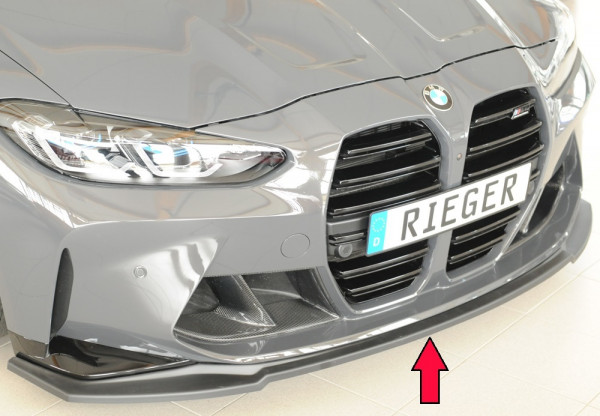 Rieger Spoilerschwert matt schwarz für BMW 3er G80 M3 (G234M) Lim. 03.21-