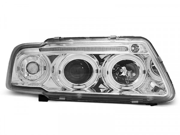 Scheinwerfer Angel Eyes chrom passend für Audi A3 8L