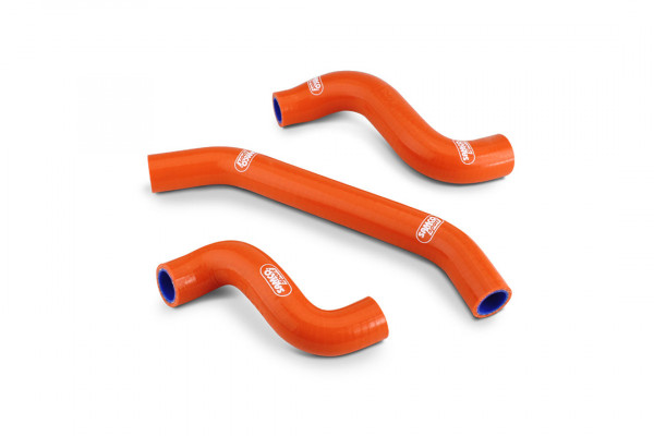 SAMCO SPORT Silikonschlauch Kit 3-teilig orange passend für KTM und Husqvarna