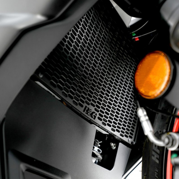 R&G Kühlergitter Schutz PRO BLACK passend für Aprilia RS 457 ab 2024