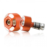 Lenkergewichte LOGO Alu 6061 orange passend für 7/8"+1" Lenker Ø 14–19 mm Lenkergewichte LOGO Alu 6061 orange passend für 7/8"+1" Lenker Ø 14–19 mm