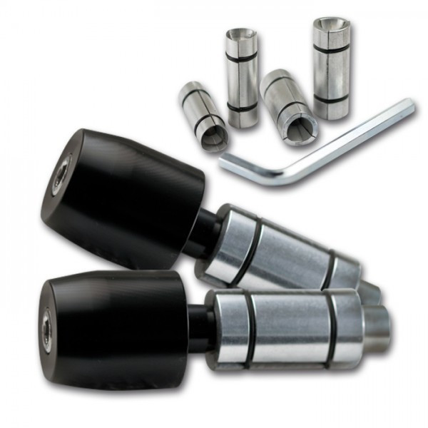 Lenkergewichte passend für 7/8" + 1" Lenker | schwarz | Paar